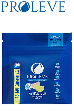 Proleve - CBD Edible - Gummy Slices PM - 25mg 4ct
