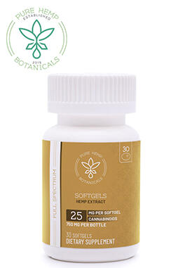 750mg Pure Hemp CBD Oil Softgels