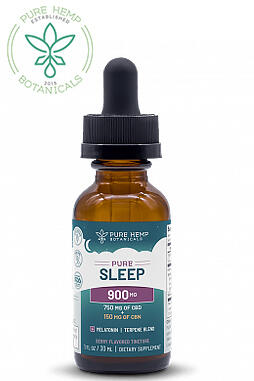 Pure Sleep 900mg CBD + CBN Tincture