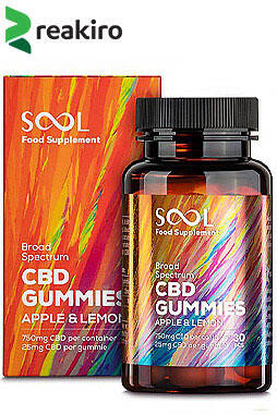 Sool Broad Spectrum CBD Gummies 750mg, 30 pcs