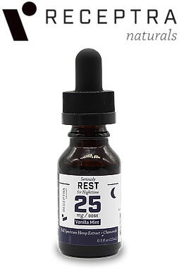 Serious Rest + Chamomile Tincture 25mg /Dose (0.5 oz.)
