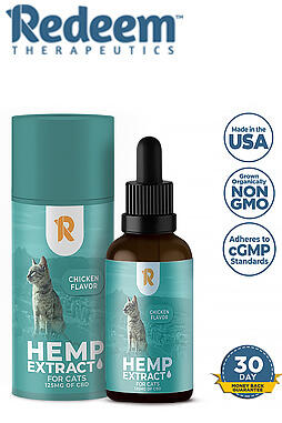 125mg (4.2mg/ml) Full-Spectrum Hemp CBD Oil For Cats