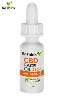 ReThink Hemp Derived CBD Vitamin C All Natural Face Oil – 250MG