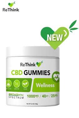 ReThink CBD Gummy Drops – Welness- 1000MG