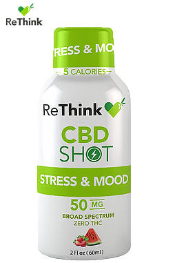 ReThink CBD Hemp Shot Stress & Mood – 50MG