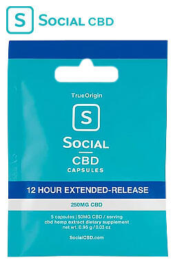 Extended Release CBD Gel Capsules - 5 Count