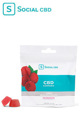 Original CBD Gummies Red Raspberry - 125mg 10 ct