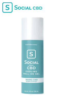 Social CBD - CBD Topical - Cooling Roll-On Gel - 300mg