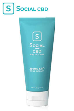 Social CBD - CBD Topical - Muscle Rub - 250mg