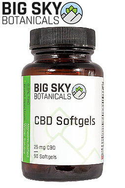 CBD Softgels 25mg 90ct