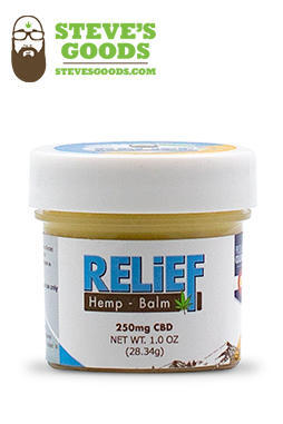 CBD Relief Balm Fine 1 oz Jars – 250 mg / unit