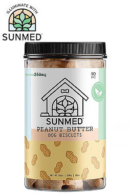 Organic Pet Biscuits - Peanut Butter 250mg