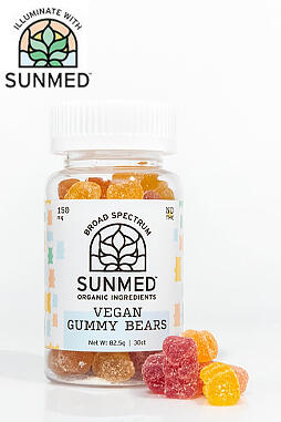 Broad Spectrum Vegan Gummy Bears 30ct 10mg serving