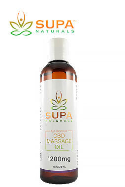 Full Spectrum CBD Massage Oil 1200mg 120ml