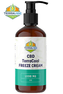 CBD TerraCool Freeze Cream 1000 mg