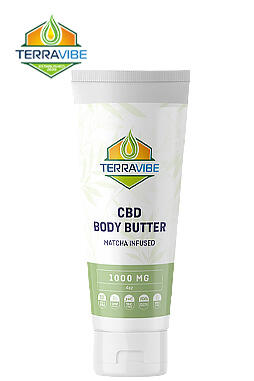 CBD Body Butter (matcha infused) 1000mg