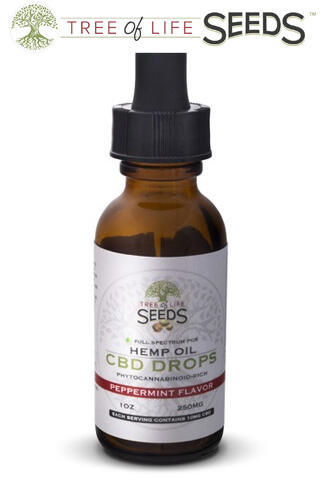 Natural CBD Oil Drops 250mg