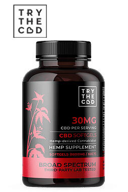 BS CBD Softgels 30mg 60ct