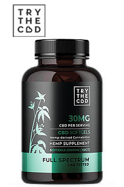 Full Spectrum CBD Softgels 30mg 60ct