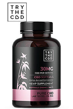 Isolate CBD Softgels 30mg 30ct