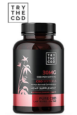 Isolate CBD Softgels 30mg 60ct