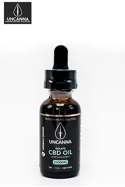 2500mg Isolate CBD Oil Tiincture