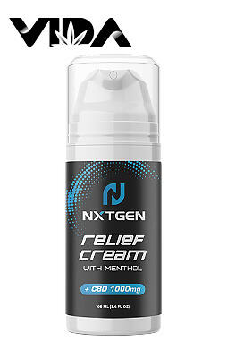 Sports Relief Broad Spectrum NANOZORB™ CBD Cream 1000mg