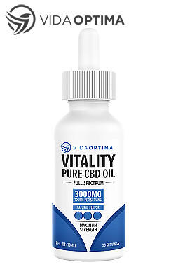 Vitality Full Spectrum CBD Oil + Vitamins 3000mg