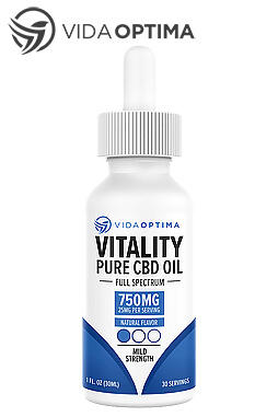 Vitality Full Spectrum CBD Oil + Vitamins 750mg