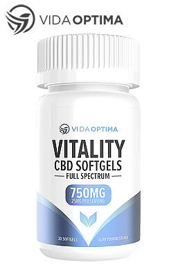 Vitality CBD Softgels, 750mg 