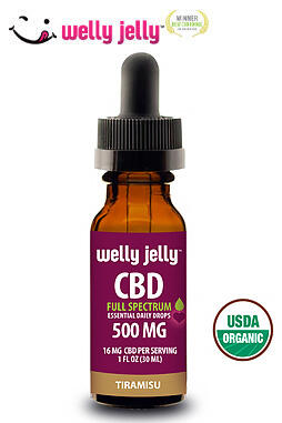 Welly Jelly CBD Full Spectrum Essential Daily Drops 500mg