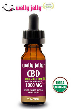 Welly Jelly CBD Full Spectrum Essential Daily Drops 1000mg