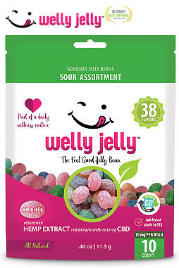 Welly Jelly Sour Assortment 10ct 100mg