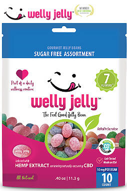 Welly Jelly Sugar Free Assortment 10ct 100mg