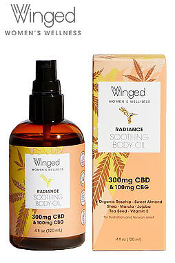 Radiance CBD Soothing Body Oil 300mg