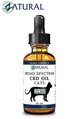 Broad Spectrum* CBD Oil for Cats 75mg