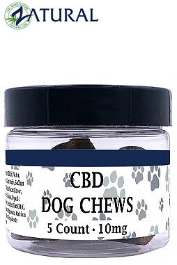 CBD Dog Soft Chews- Broad Spectrum 10mg 5ct