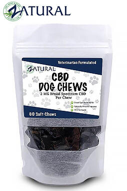 CBD Dog Soft Chews- Broad Spectrum 120mg 60ct