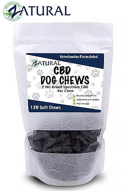 CBD Dog Soft Chews- Broad Spectrum 240mg 120ct