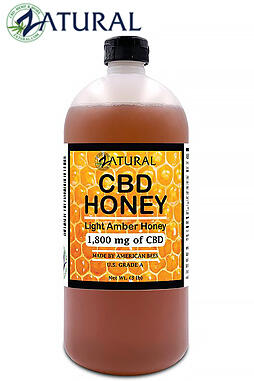 CBD Honey Raw Idaho Honey 1800mg 3lb