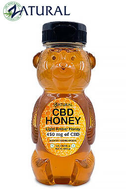 CBD Honey Raw Idaho Honey 450mg 360ml