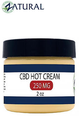 Zatural Hot Cream 250mg 60ml