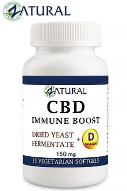 CBD Immune Boost Softgels Vegetarian Nano CBD Oil 10mg 15ct