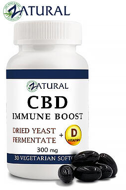 CBD Immune Boost Softgels Vegetarian Nano CBD Oil 10mg 30ct