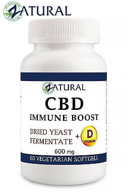 CBD Immune Boost Softgels Vegetarian Nano CBD Oil 10mg 60ct