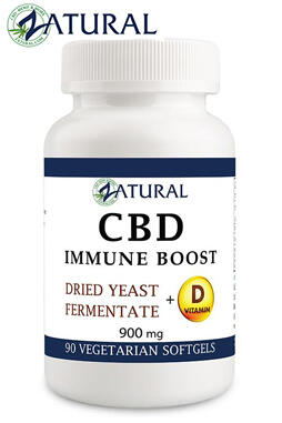 CBD Immune Boost Softgels Vegetarian Nano CBD Oil 10mg 90ct