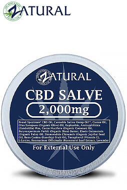 CBD Salve Vegan Body and Lips 2000mg