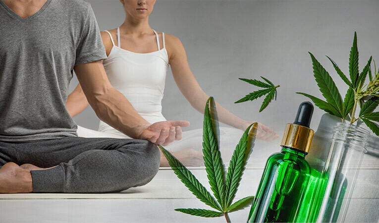 CBD, yoga and meditation
